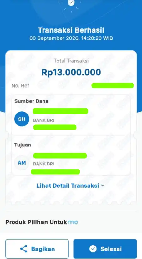 Bukti Transfer